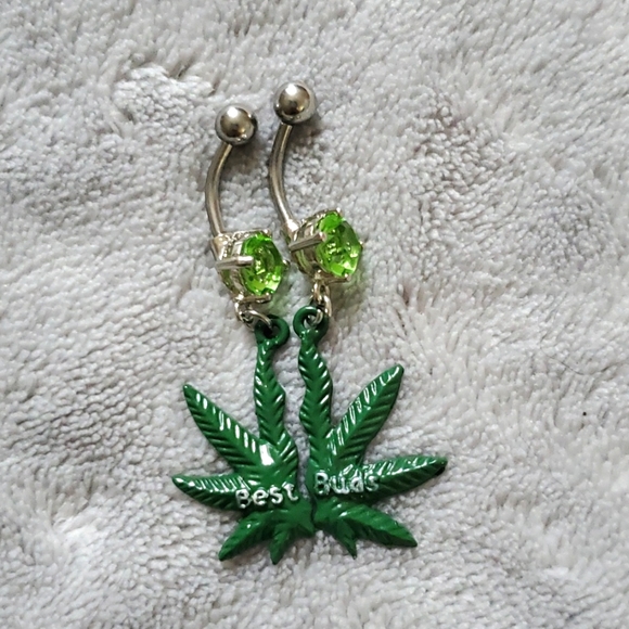 New Best Buds best friends bellyring set - Picture 1 of 3